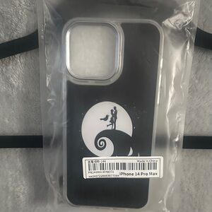 Black Nightmare before Christmas iPhone 14 Pro Max Case